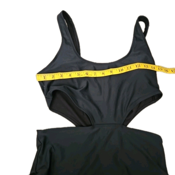 Aerie Womens Black Cut Out One Piece Full Coverage Bathing Suit XL - Picture 13 of 15